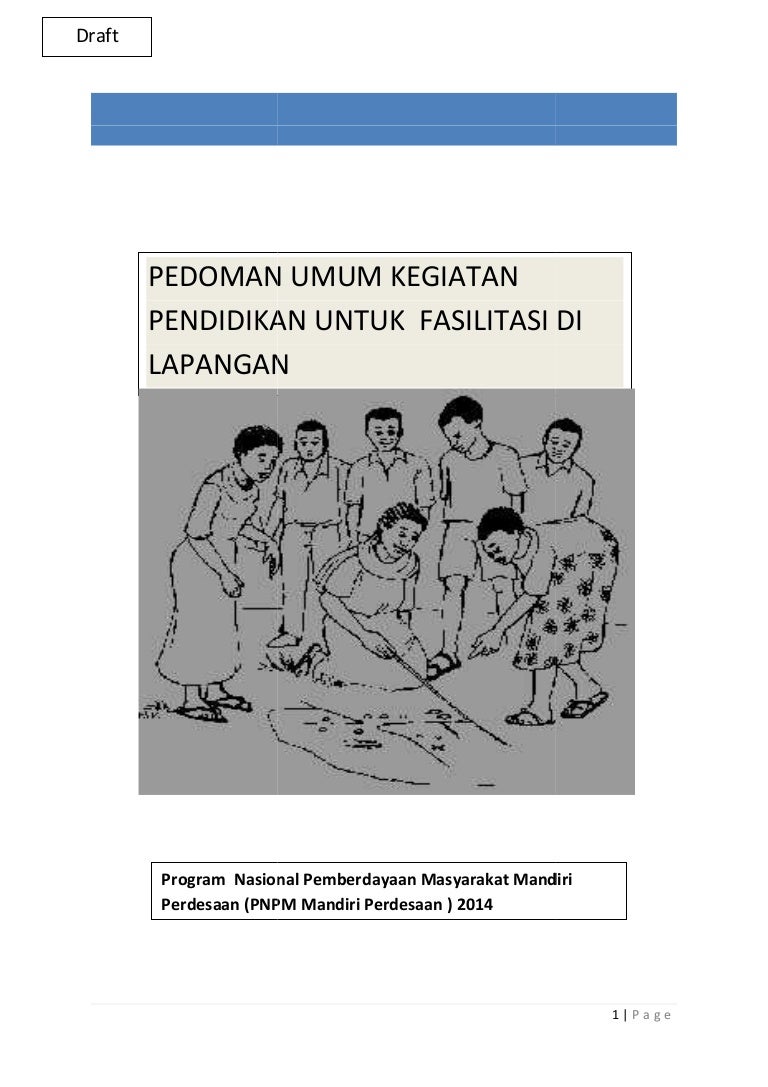 Pedoman fasilitasi
