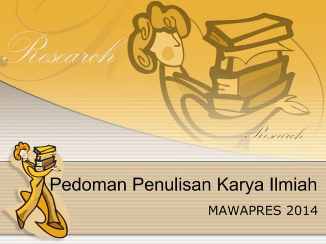 Contoh karya tulis Pemilihan mahasiswa berprestasi