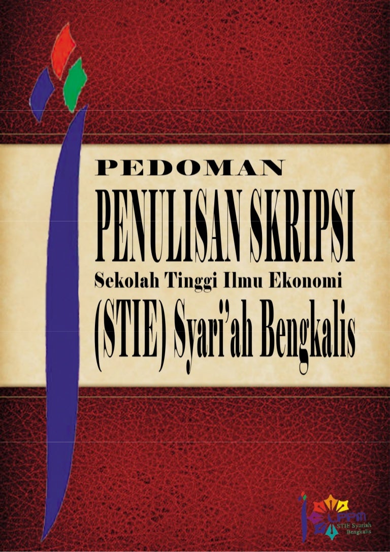 Pedoman Penulisan Skripsi Sties Tahun 2015