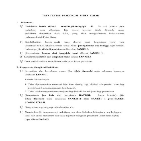 Contoh format laporan | PDF