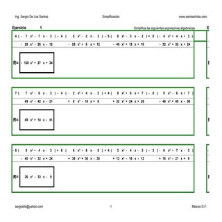 Pedro bahamon ejercicios