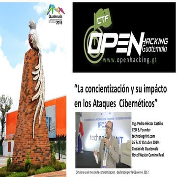Pedro castillo technologyint concientizacion para enfrentar los ciberaraques ...