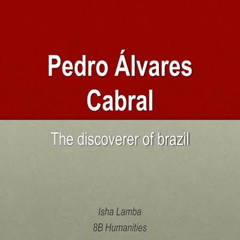 Pedro álvares cabral