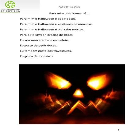 Pedro oliveira 3 ano