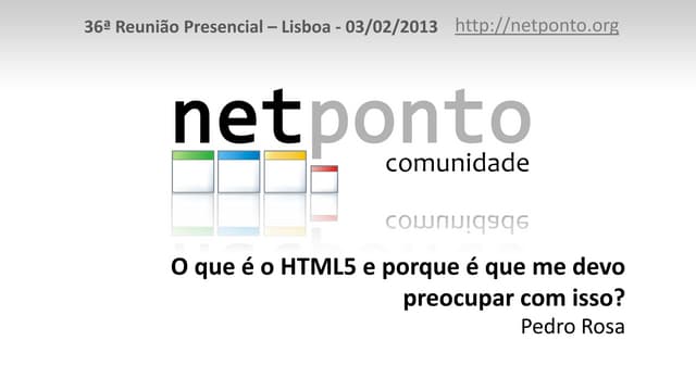 HTML5 - Pedro Rosa