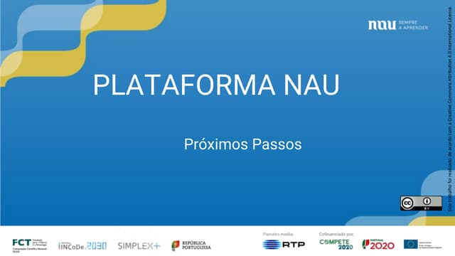Próximos passos do Projeto NAU