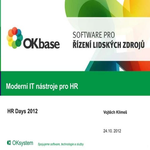 OKbase - moderní IT nástroj pro HR