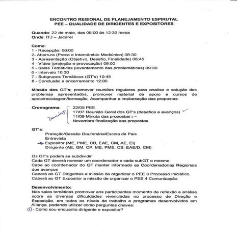 Qualidade de Dirigentes e Expositores