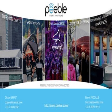 Peeble event solutions  