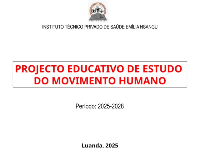 Projeto educativo de movimentoPEE EMH.pptx