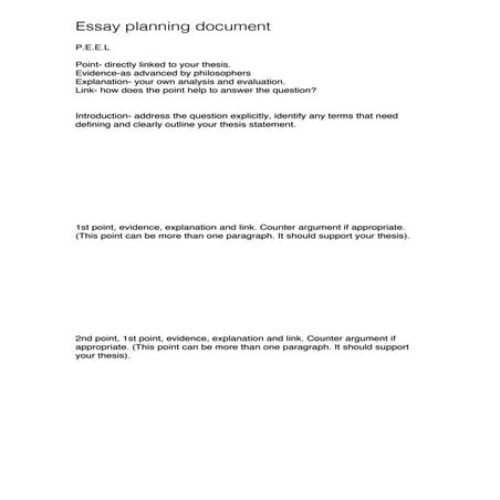 Peel  philosophy essay 