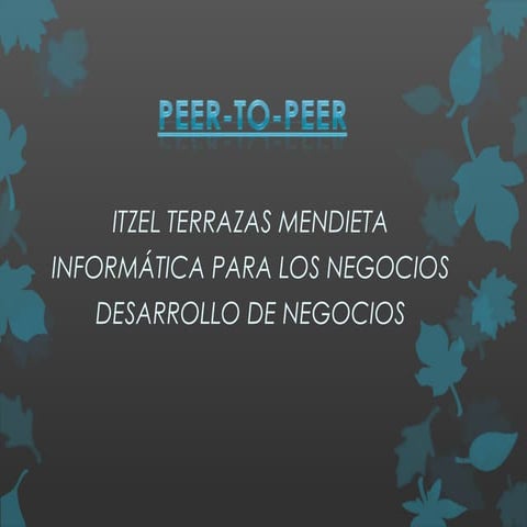 Peer to-peer