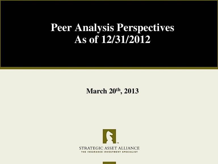 Peer analysis presentation