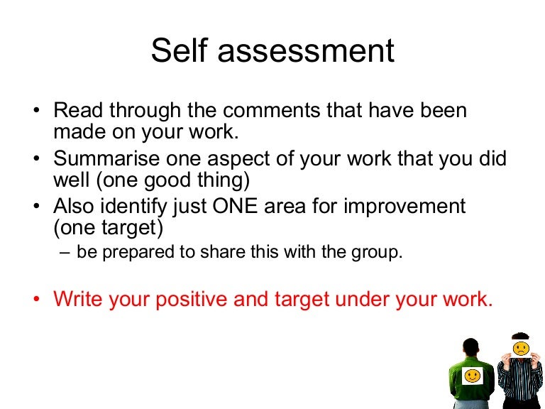 Peer And Self Assessment