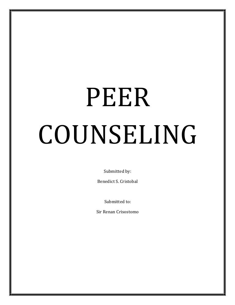 Peer counseling