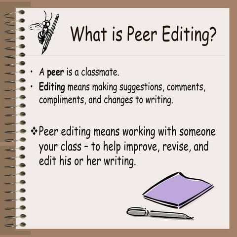 Peer Editing