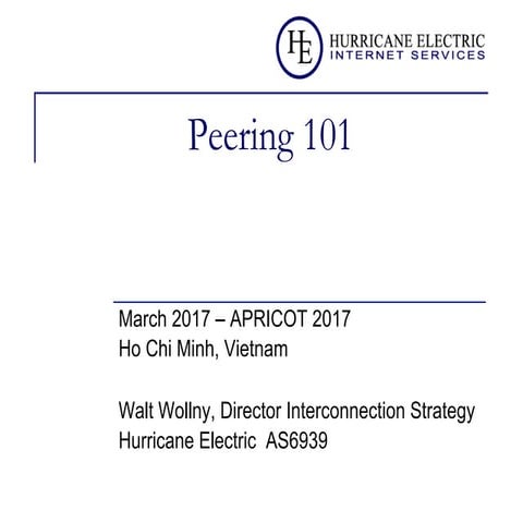 Peering 101