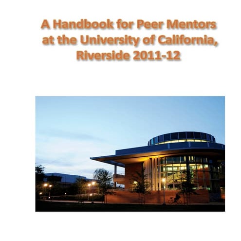 Peer Mentor Handbook