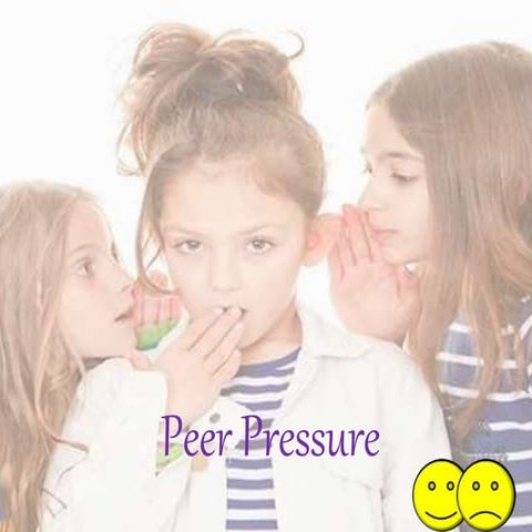 Peer pressure & its effects
