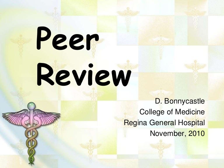 Peer Review in Medical School