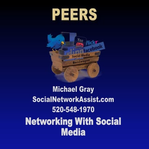 Peers Using Social Media to Network and Find Jobs