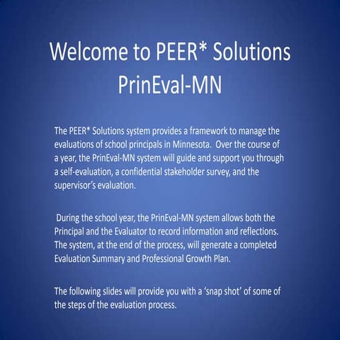 Peer solutions demo v gv