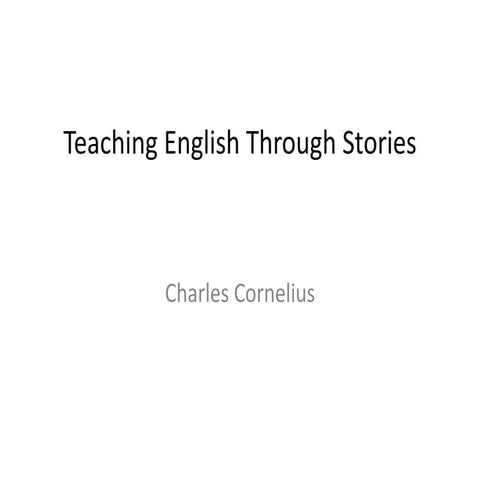 PEER Workshop Using Stories