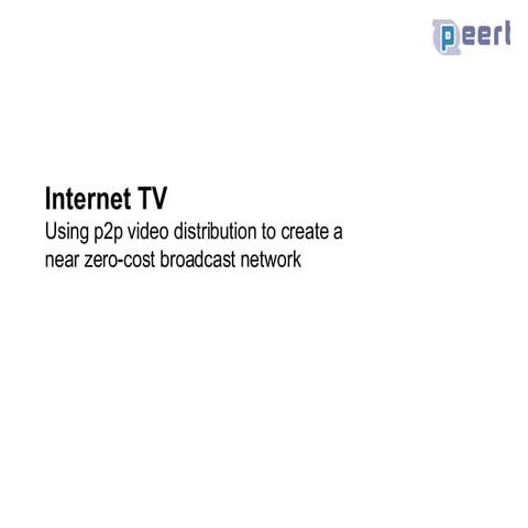 Peert - Internet TV
