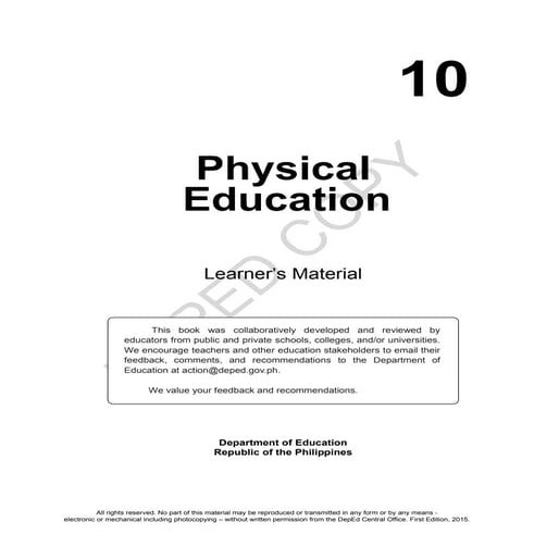 MAPEH (PE - Active Recreation (Fitness))