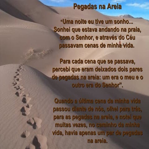 Pegadas Na Areia