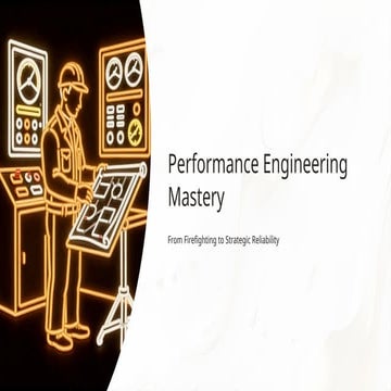 Performance Engineering Mastery Program design, execute, analyze | PPTX