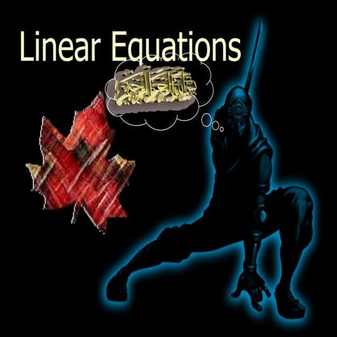 Linear equations