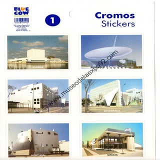 Pegatinas fotos pabellones