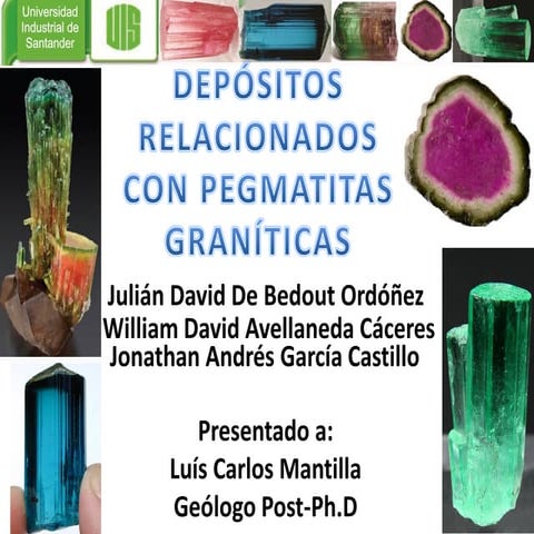 YACIMIENTOS DE PEGMATITAS GRANÍTICAS