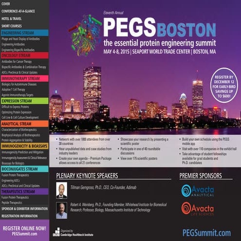 PEGS the essential protein and antibody engineering summit 