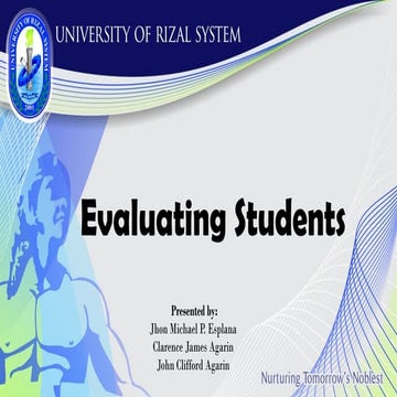 PEH REPORTING.pptx its all about evaluating students