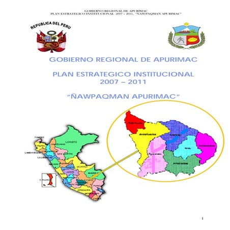 Plan Estratégico Institucional (PEI)