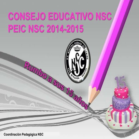 PEIC CE NSC 2014 2015