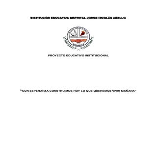 PROYECTO EDUCATIVO INSTITUCIONAL JO...