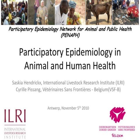 Participatory epidemiology in animal and human health