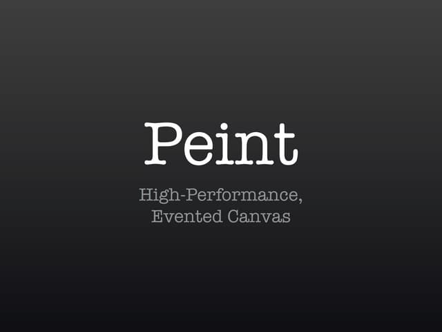 Peint talk