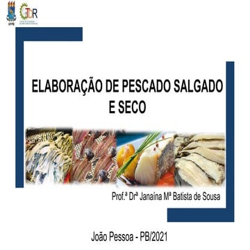 Peixe seco aula