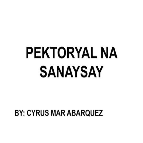 pictorial-essay - Filipino sa Piling Larang | PDF