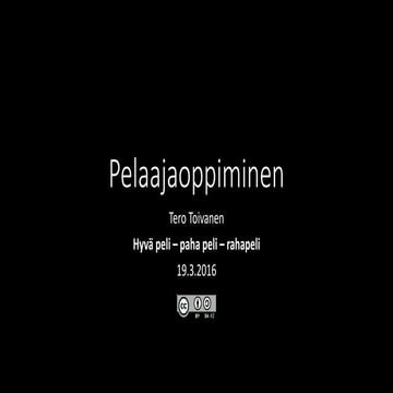 Pelaajaoppiminen