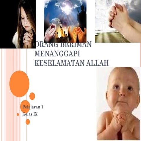 Pelajaran 1  - Allah menyelamatkan