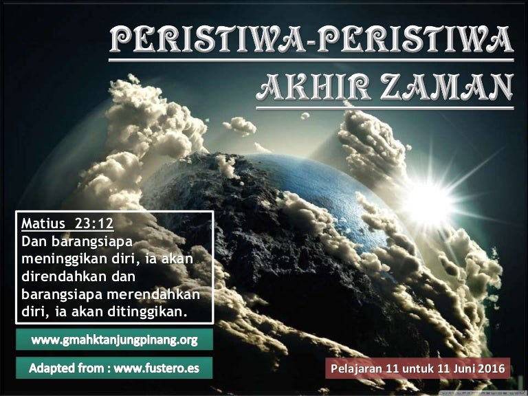 Pelajaran Sekolah Sabat ke-11 Triwulan 2 2016