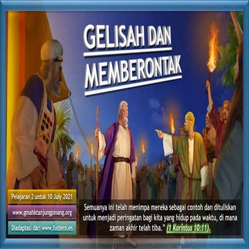 Pelajaran sekolah sabat ke --2 triwulan III 2021