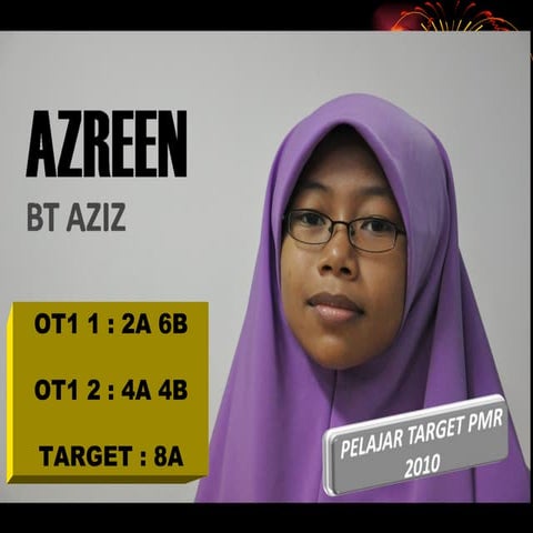 PELAJAR TARGET PMR  2010