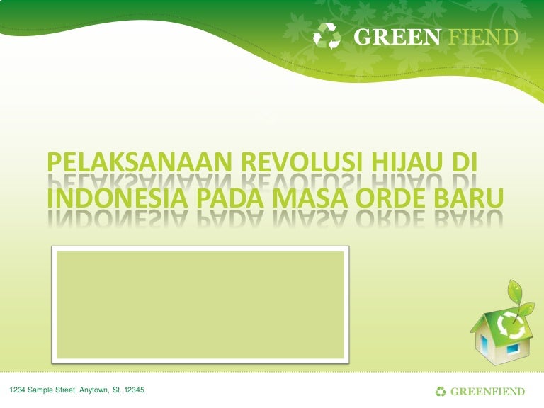 Revolusi Hijau Di Indonesia Revolusi Hijau Di Indonesia