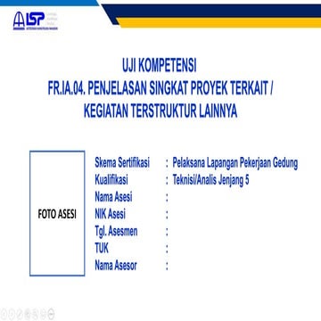 PELAKSANA LAPANGAN PEKERJAAN GEDUNG NEW.pptx